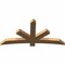 Ekena Millwork Alberta Smooth Timber Gable Bracket, Western Red Cedar, 72"W x 36"H x 3 1/2"D x 5 1/2"F, 12/12 Pitch GBW072X36X0406ALB00SWR - alternate 4